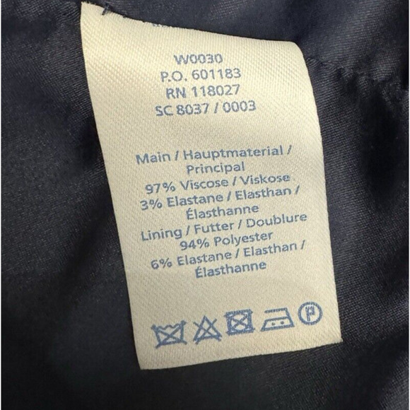 Boden Delia Dress 12R White Blue Polka Dot Flared Sleeve 3/4 Size 12R - Picture 6 of 10